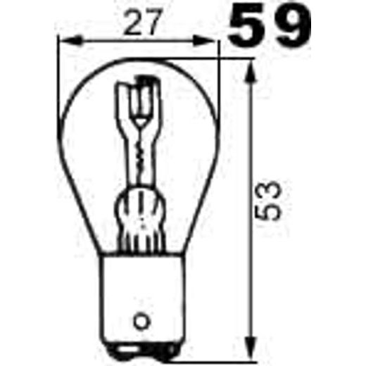 SPAHN ŽÁROVKA 6V 15/15W BAX15D
