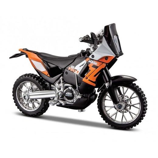 MAISTO KTM 450 RALLY BLACK/ORANGE 1:18