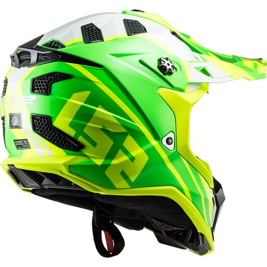 LS2 HELMETS LS2 MX700 SUBVERTER GAMMAX GL.H-V YELLOW GREEN