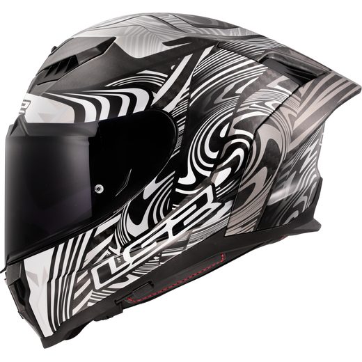 LS2 HELMETS LS2 FF807 DRAGON ENTHUM SILVER