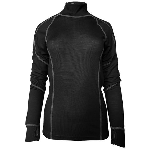 NANOSPOL TRIKO THERMO S MERINO VLNOU DLOUHÝ RUKÁV DÁMSKÉ BLACK