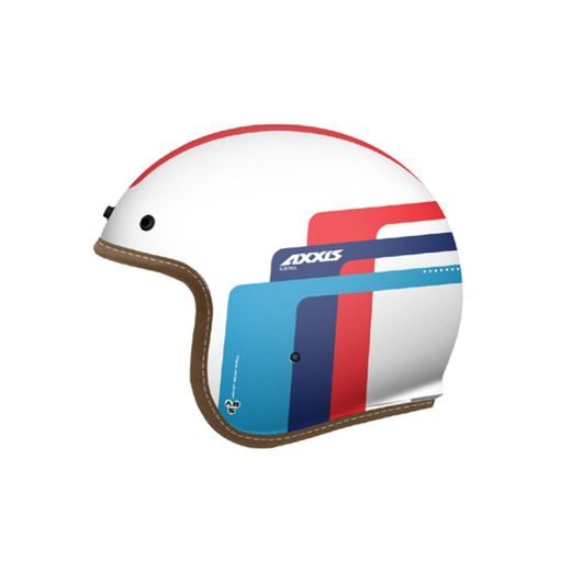 AXXIS PŘILBA HORNET SV ABS OLD STYLE A7 GLOSS WHITE/PEARL BLUE/RED