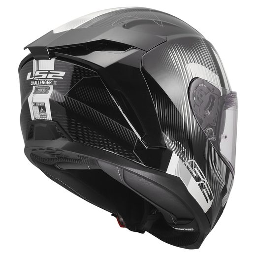 LS2 HELMETS LS2 FF817 CHALLENGER II NITRO BLACK GREY