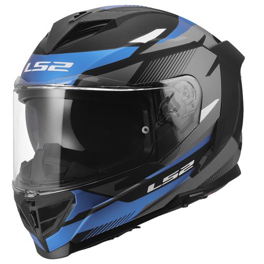 LS2 HELMETS LS2 FF818 STORM III KOMAI BLACK BLUE