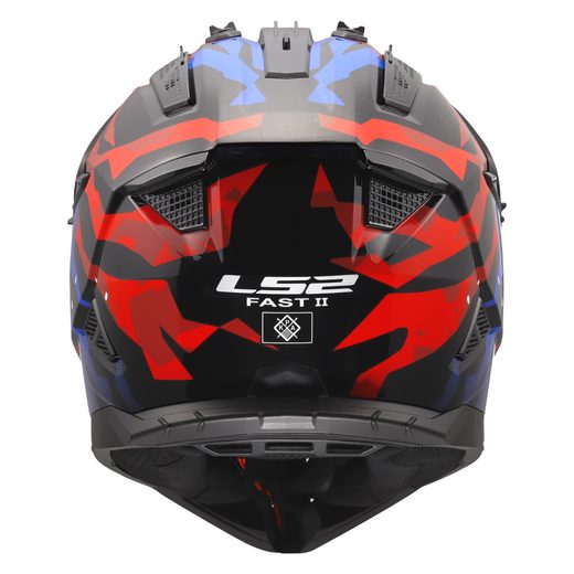 LS2 HELMETS LS2 MX708 FAST II GROTESK WHITE BLUE RED-06