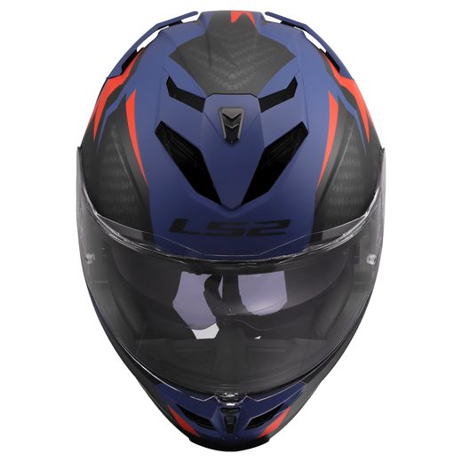 LS2 HELMETS LS2 FF818 STORM III DYNAMO BLUE RED