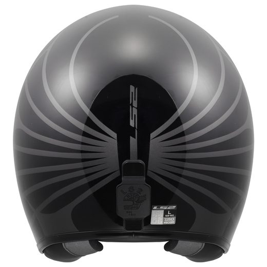 LS2 HELMETS LS2 OF601 BOB II COSMIC BLACK GREY-06