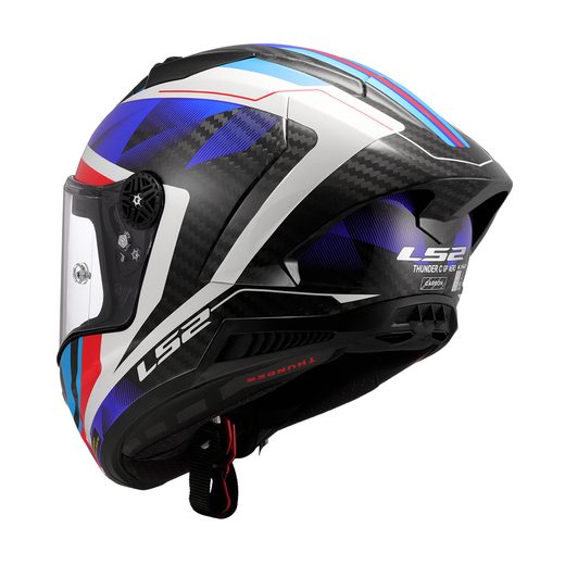 LS2 HELMETS LS2 FF805 THUNDER GP AERO RAUTE BLUE RED-06