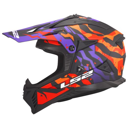 LS2 HELMETS LS2 MX708 FAST II GROTESK PURPLE ORANGE-06