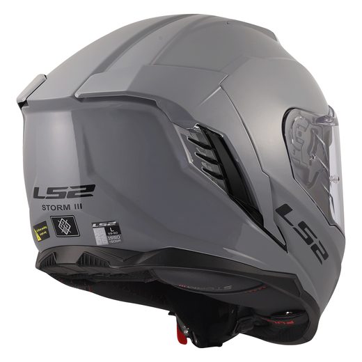 LS2 HELMETS LS2 FF818 STORM III SOLID NARDO GREY