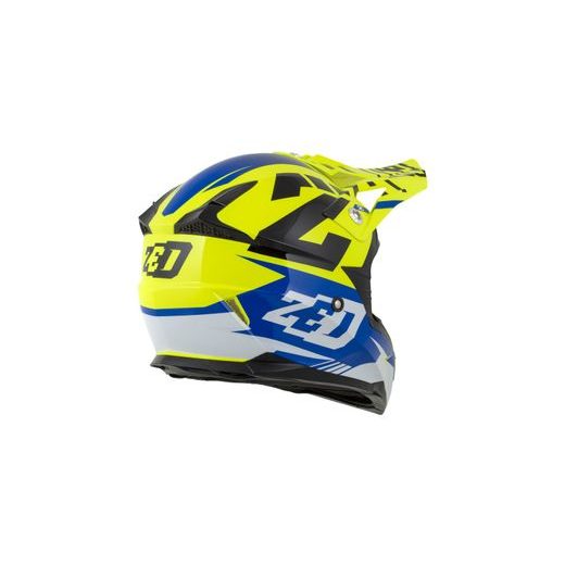 ZED PŘILBA DĚTSKÁ X1.9D TARGA BLUE/YELLOW FLUO/BLACK/WHITE