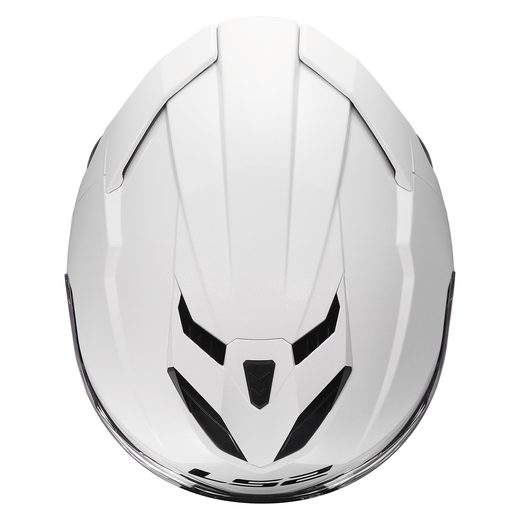 LS2 HELMETS LS2 FF818 STORM III SOLID GLOSS WHITE
