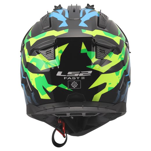 LS2 HELMETS LS2 MX708 FAST II GROTESK BLUE PINK GREEN-06