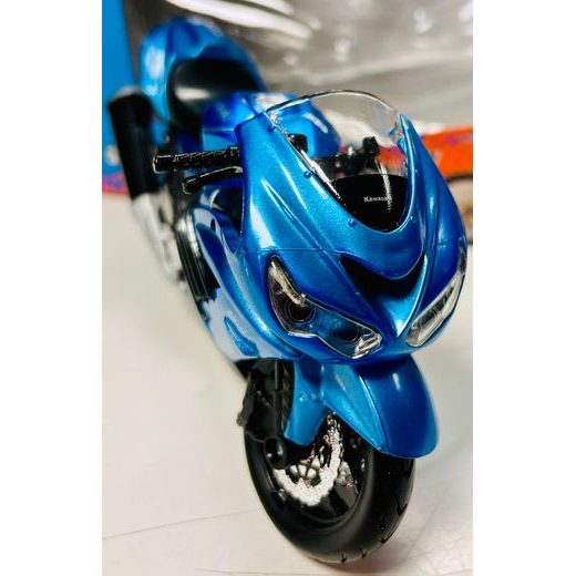 MAISTO KAWASAKI ZX-14R BLUE 1:18