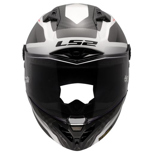 LS2 HELMETS LS2 FF805 THUNDER GP AERO RAUTE WHITE GREY-06