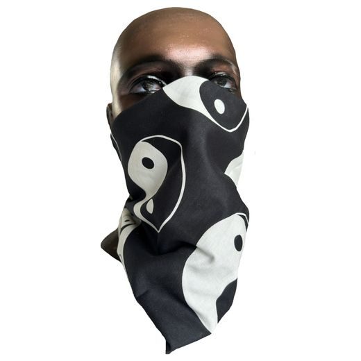 BIKERSMODE ŠÁTEK BAVLNA JING JANG