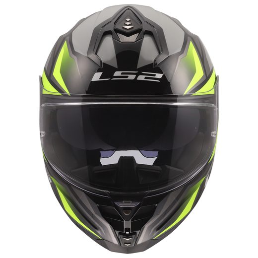 LS2 HELMETS LS2 FF817 CHALLENGER II VIPER GREY H-V YELLOW