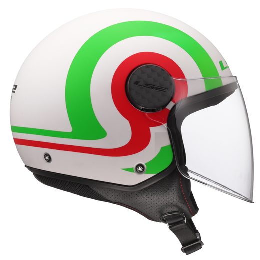 LS2 HELMETS LS2 OF558 SPHERE LUX II URBY WHITE GREEN RED-06