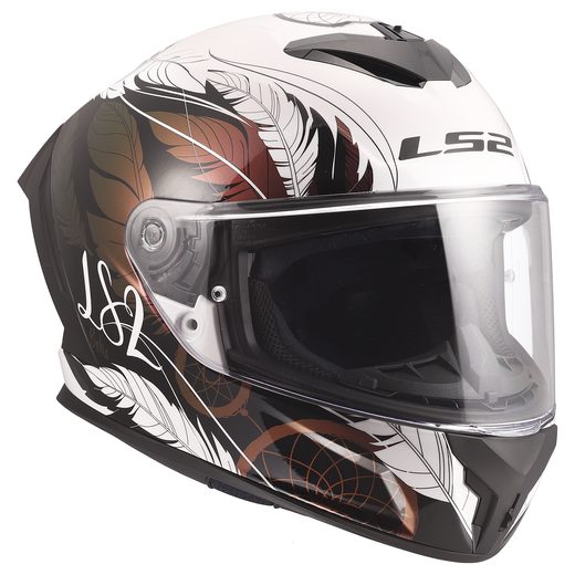 LS2 HELMETS LS2 FF820 RAPID III BOHO WHITE BLACK PINK
