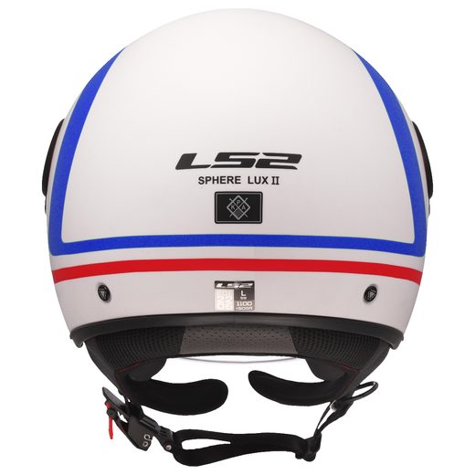 LS2 HELMETS LS2 OF558 SPHERE LUX II URBY WHITE BLUE RED-06