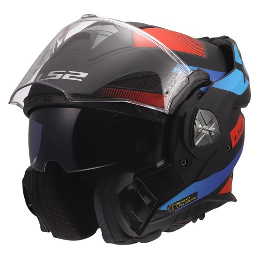 LS2 HELMETS LS2 FF901 ADVANT X NOVA MATT BLACK RED BLUE-06