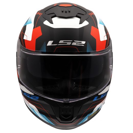 LS2 HELMETS LS2 FF808 STREAM II MIKA MATT WHITE BLUE-06 3XL
