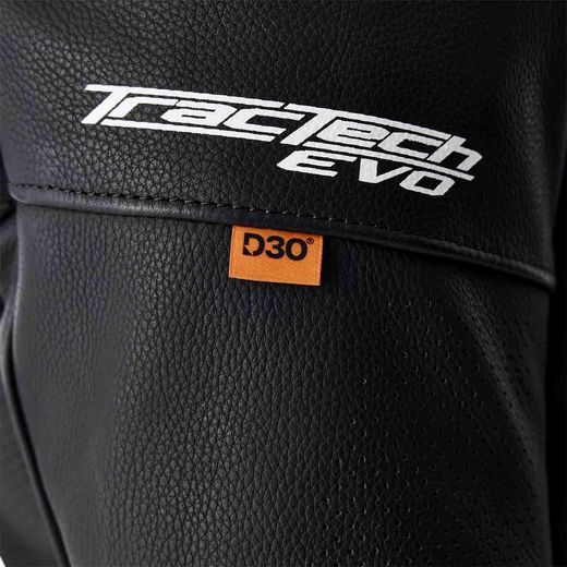 RST BUNDA 3635 TRACTECH EVO D3O LEATHER BLACK/WHITE