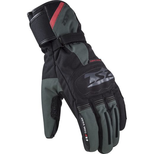 LS2 HELMETS LS2 SNOW MAN GLOVES BLACK GREEN