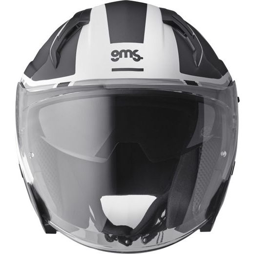 OTEVŘENÁ HELMA GMS VECTUS ZG11601 ČERNO-BÍLÁ S