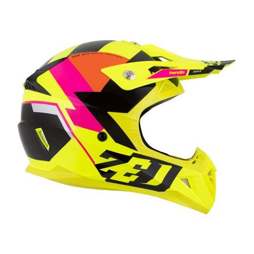 ZED PŘILBA X1.9 TENDO YELLOW FLUO/PINK/ORANGE/BLACK