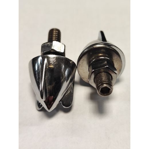 HIGHWAY HAWK ŠROUB M6 - KULKA S KŘÍDLY CHROM 1KS