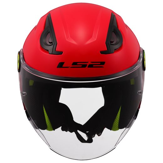 LS2 HELMETS LS2 OF622 FUNNY II SOLID RED