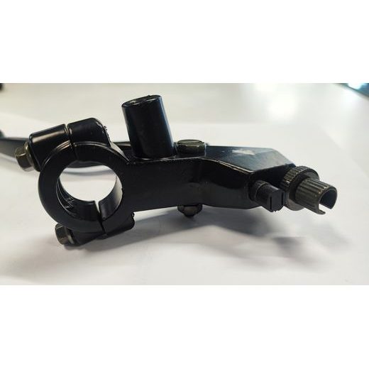 BB PÁČKA SPOJKY S OBJÍMKOU KOMPLETNÍ (SE ZÁVITEM M10 NA ZRCÁTKO A SE SPÍNAČEM) - UNIVERZÁLNÍ PRO LANKOVOU SPOJKU / ZADNÍ BRZDU