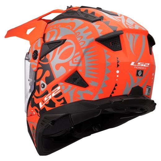 LS2 HELMETS LS2 MX702 PIONEER II RANGI ORANGE-06