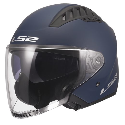 LS2 HELMETS LS2 OF600 COPTER II SOLID MATT NAVY BLUE-06