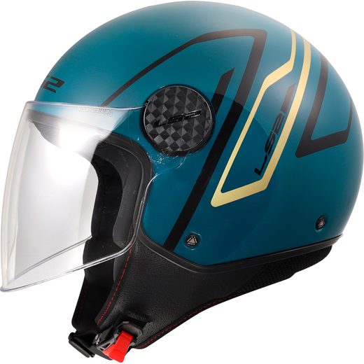 LS2 HELMETS LS2 OF558 SPHERE LUX II MINIM BLUE TEAL-06