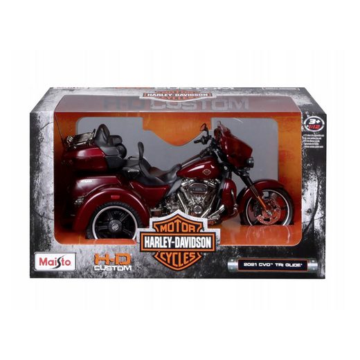 MAISTO HARLEY-DAVIDSON 2021 CVO TRI GLIDE RED 1:12