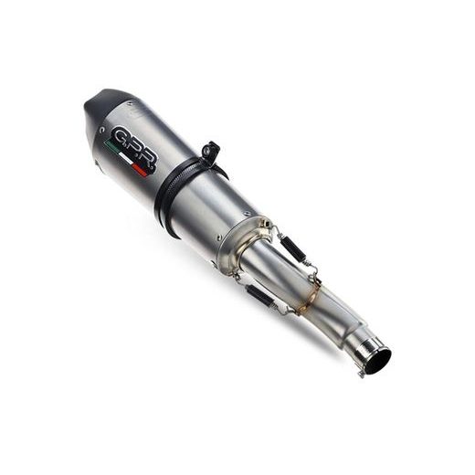 VÝFUK KOMPLETNÍ GPR NEW GRAND PRIX EVO TITANIUM A.78.RACEDB.GPAN.TO BRUSHED TITANIUM ZAHRNUJE ODNÍMATELNÝ DB KILLER