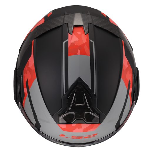 LS2 HELMETS LS2 FF910 ADVANT II GLIDE BLACK GREY RED