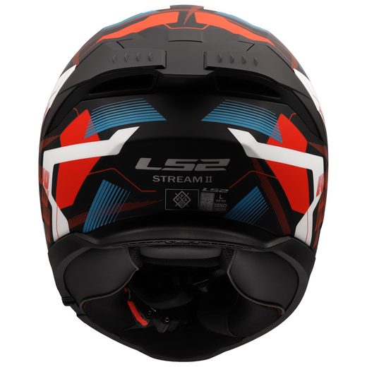 LS2 HELMETS LS2 FF808 STREAM II MIKA MATT WHITE BLUE-06 3XL