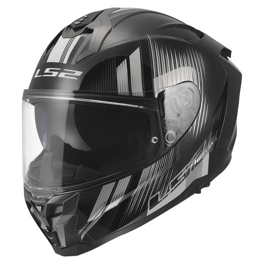 LS2 HELMETS LS2 FF817 CHALLENGER II NITRO BLACK GREY