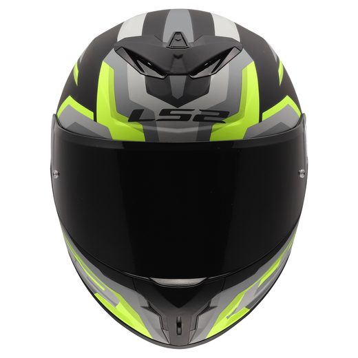 LS2 HELMETS LS2 FF820 RAPID III HYPER BLACK H-V YELLOW
