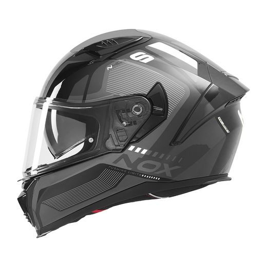 NOX PŘILBA N402 MENTOR BLACK/WHITE