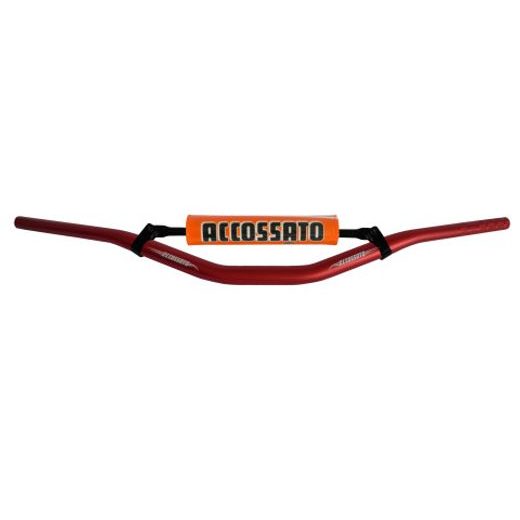 ŘÍDÍTKA ACCOSSATO ALUMINIUM, 28.5 MM ČERVENÁ