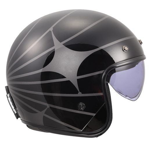 LS2 HELMETS LS2 OF601 BOB II COSMIC BLACK GREY-06