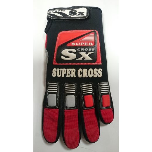 POLEDNIK RUKAVICE SUPER CROSS SX RED