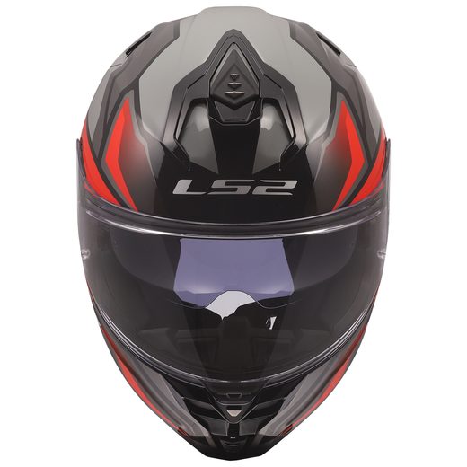 LS2 HELMETS LS2 FF817 CHALLENGER II VIPER GREY RED