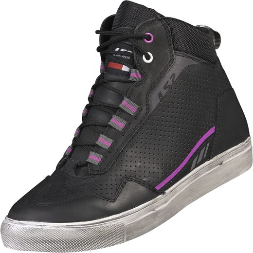 LS2 HELMETS LS2 ZOE LADY BOOTS BLACK PURPLE
