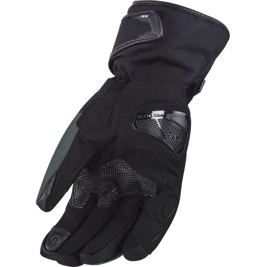 LS2 HELMETS LS2 SNOW MAN GLOVES BLACK GREEN
