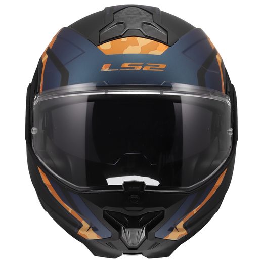 LS2 HELMETS LS2 FF910 ADVANT II GLIDE BLACK ORANGE